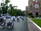 Promenade en cyclo à Saïgon
